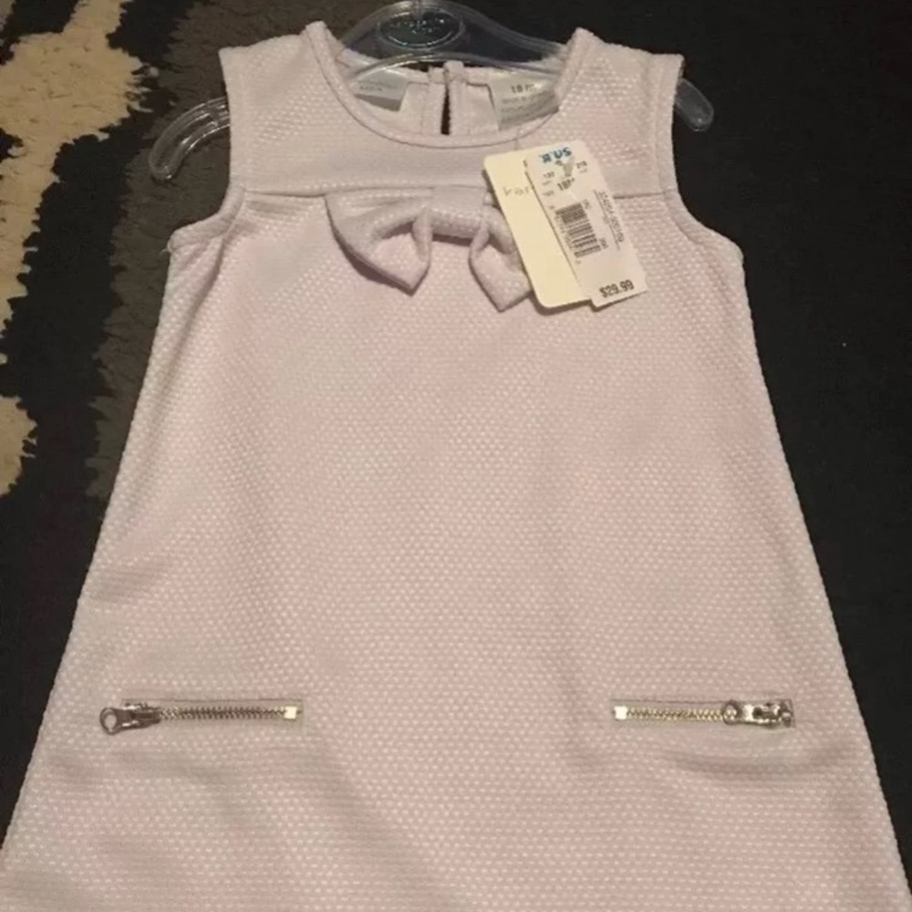 Kardashian kids 18 m purple dress